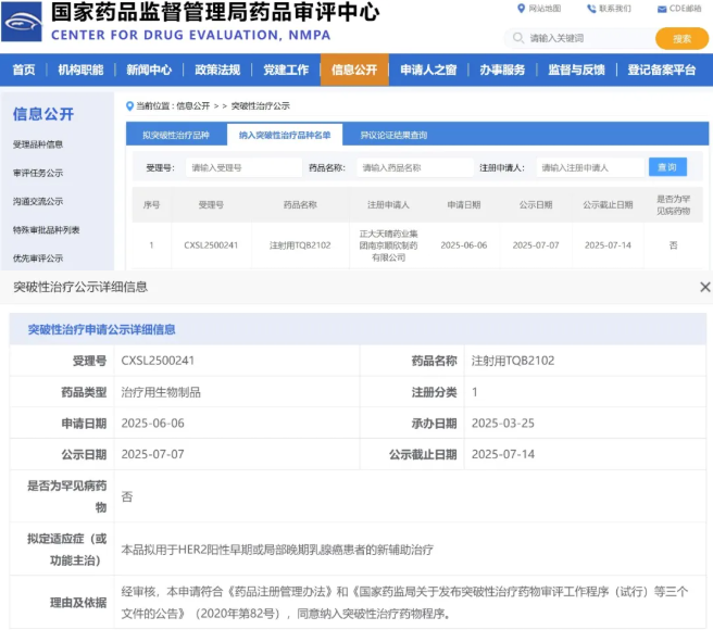 ORR超41%+脑转移CR!国产HER2双抗ADC斩获药监局